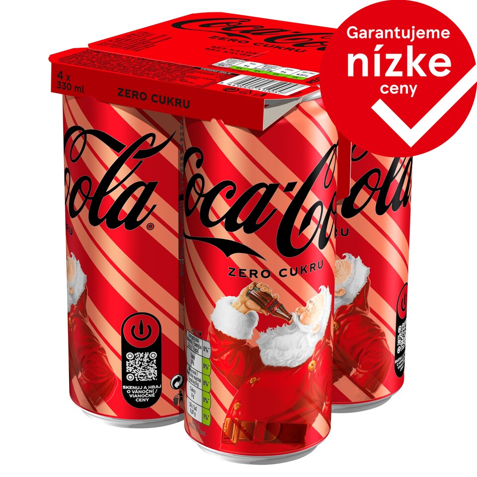 Coca-Cola Zero 4 x 330 ml