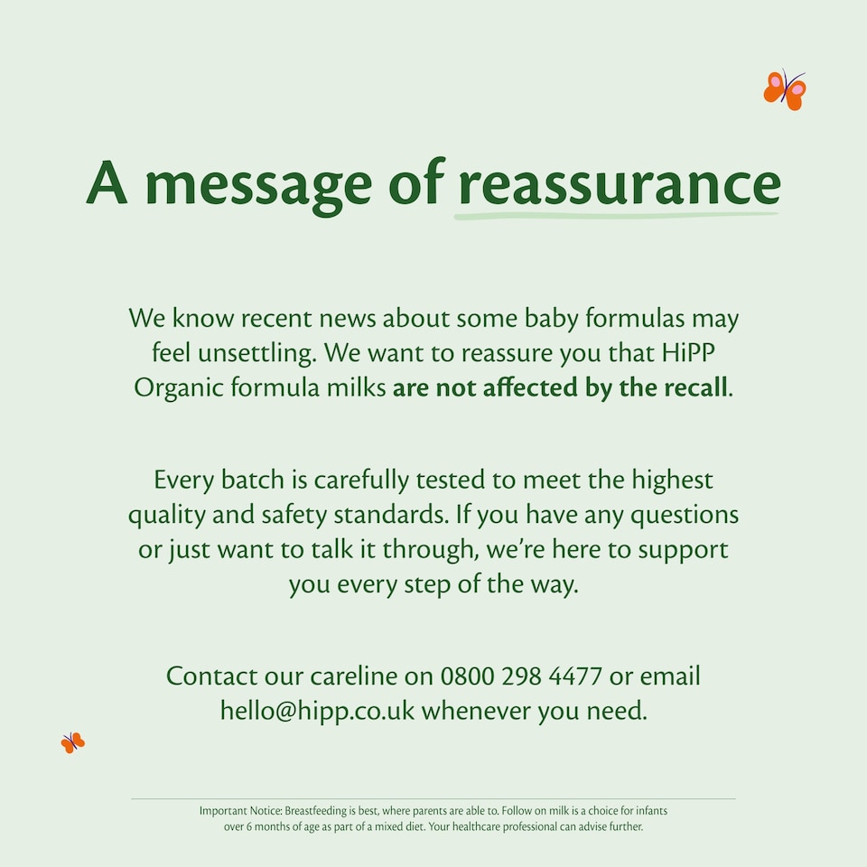 image 1 of HiPP Organic 1 First Infant Baby Milk Powder Formula, From Birth, 800g