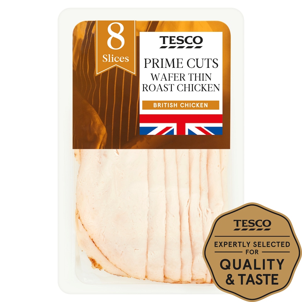 Tesco Wafer Thin Roast Chicken Slices 125 G