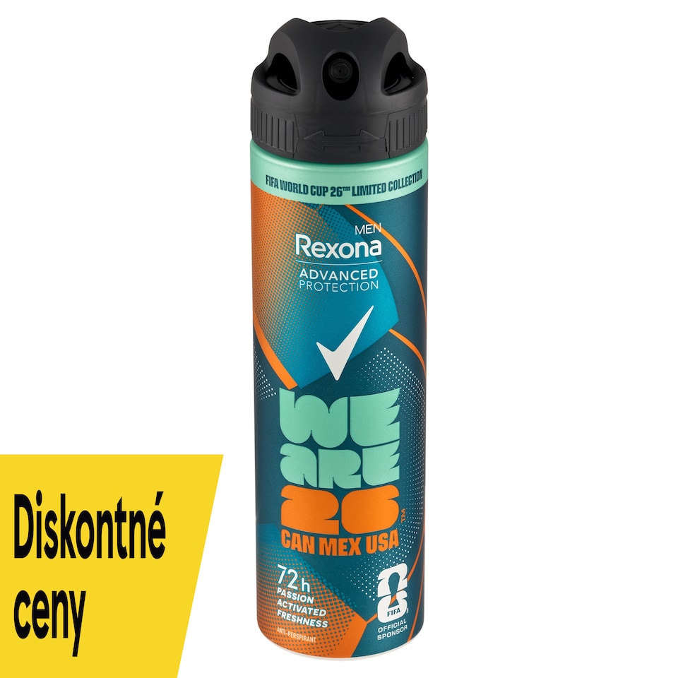 obrázok 1 z Rexona Men Advanced Protection FIFA 2026 Limitovaná edícia Sprej 150 ml