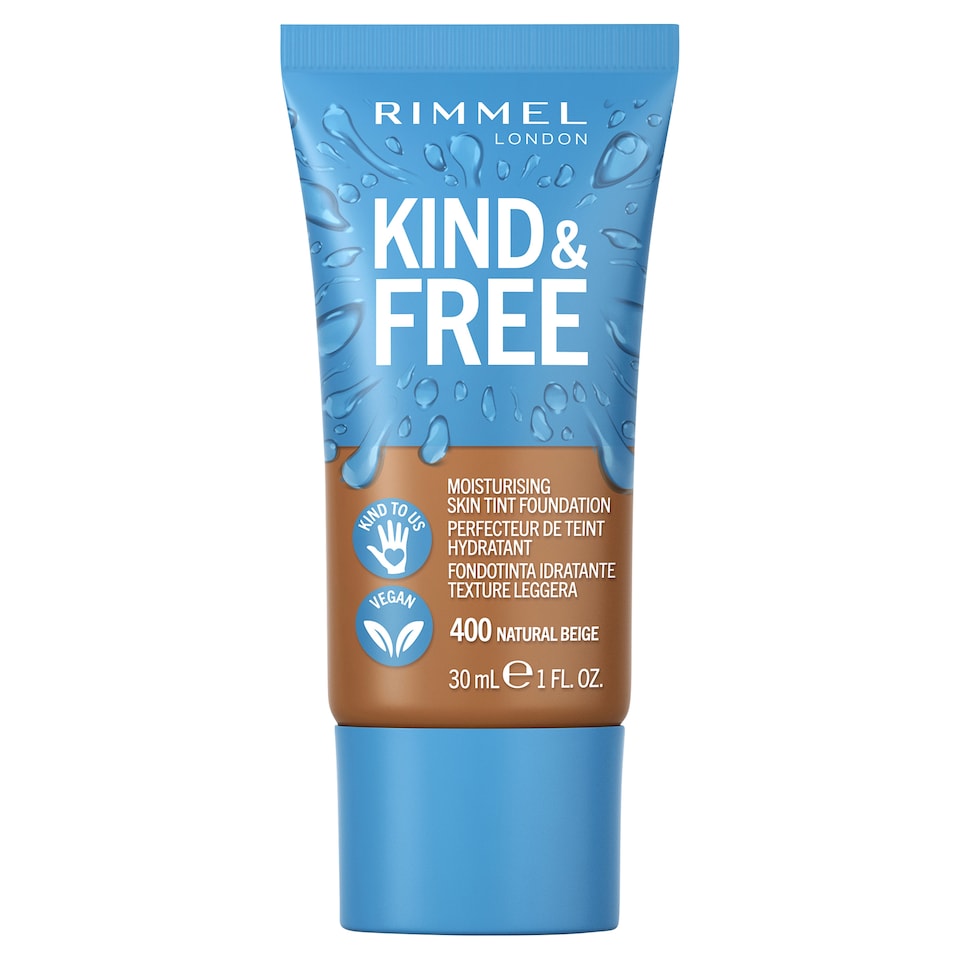 image 1 of Rimmel Kind & Free Tint Foundation Natural Beige 30Ml