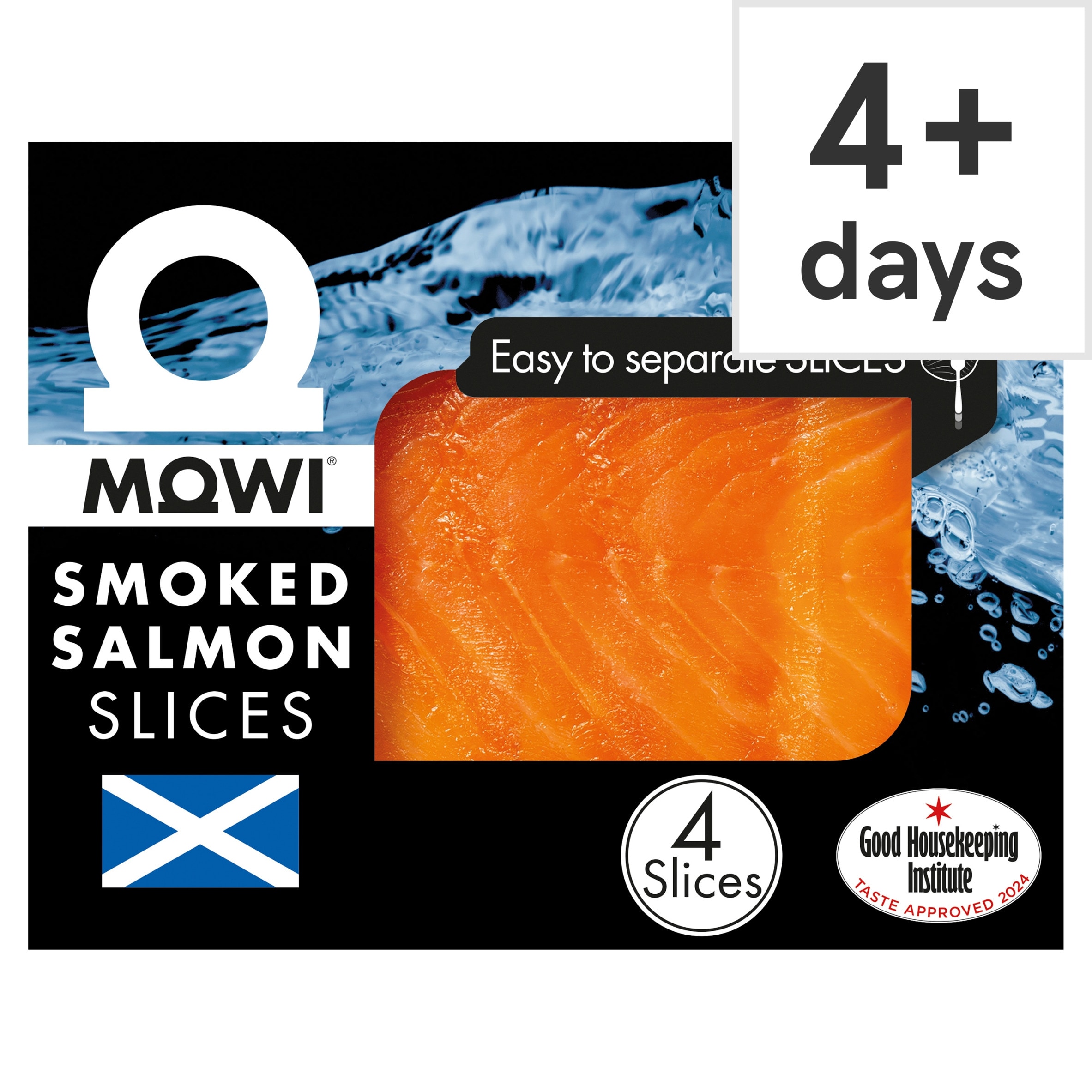 Mowi Smoked Salmon Slices 4 Pack 100g