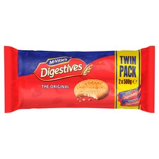 Mcvitie's Digestives Twin Pack 2 X 500G