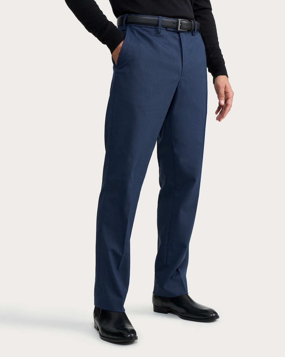 image 1 of F&F Tailored Formal Trousers in Navy