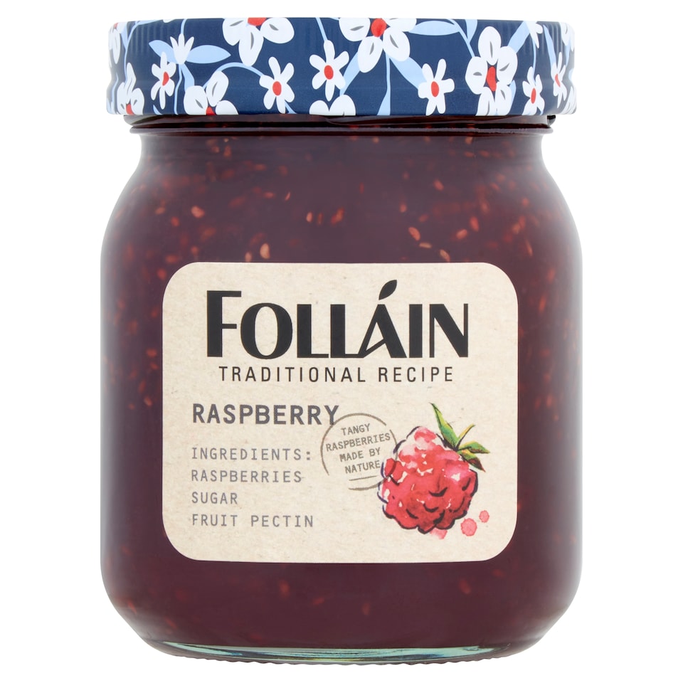 Follian Traditional Recipe Raspberry Jam 370G