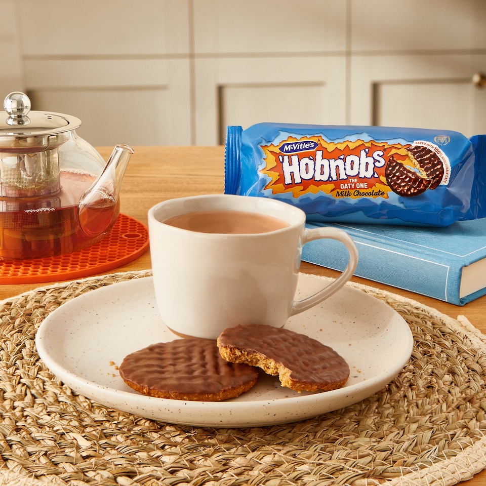 image 1 of McVitie's Hobnobs Milk Chocolate Biscuits 262g