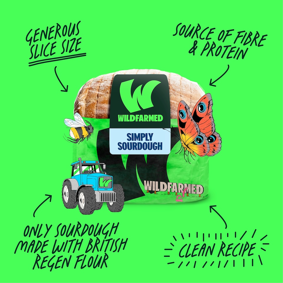 image 1 of Wildfarmed Simply Sourdough 640g