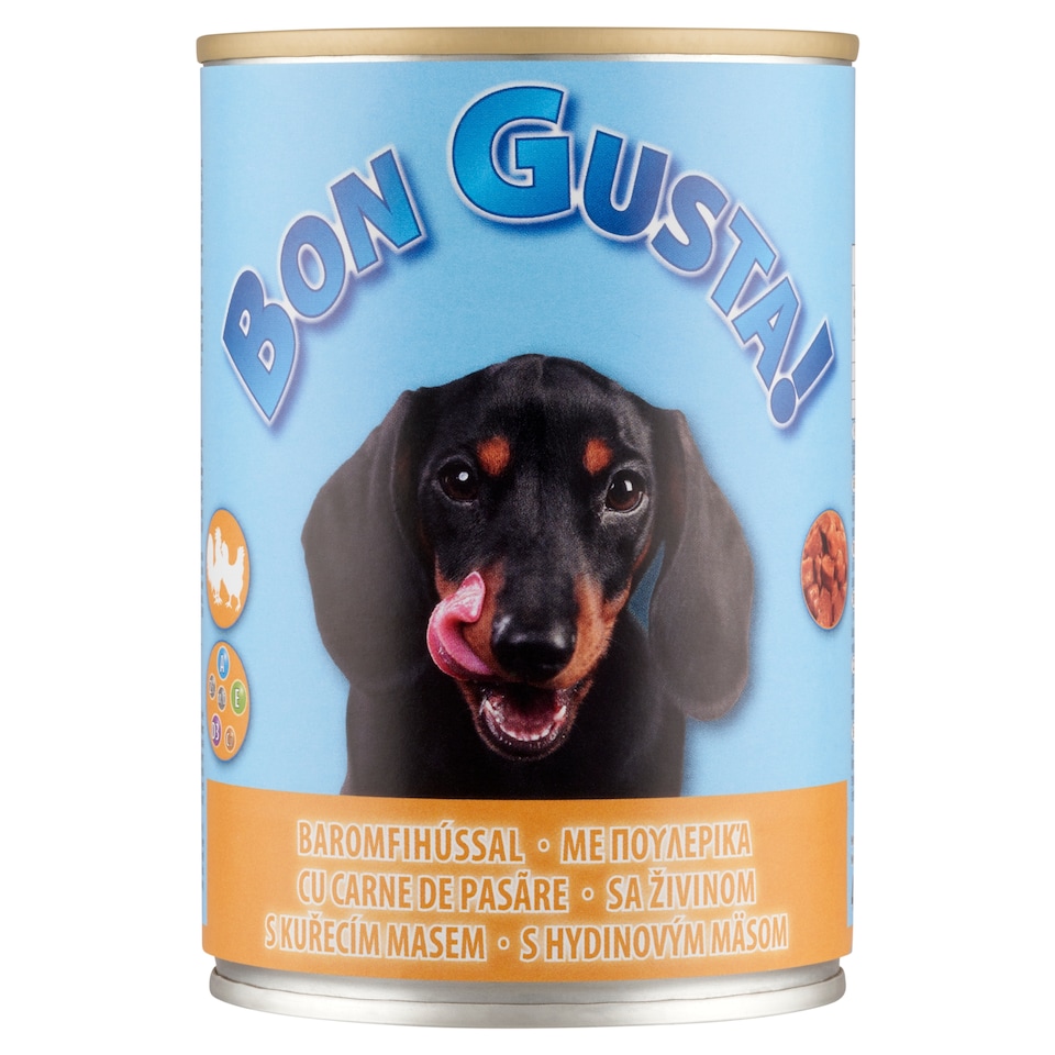 Bon Gusta! Complete Pet Food for Adult Dogs with Poultry Meat 415 g