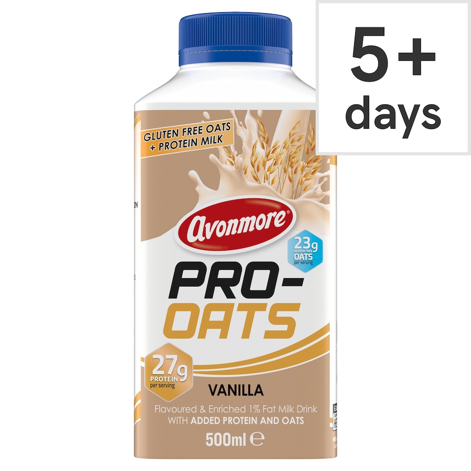 Avonmore Pro Oats Vanilla Flavoured Milk Drink 500Ml