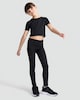 image 2 of F&F Active Girls Leggings in Black