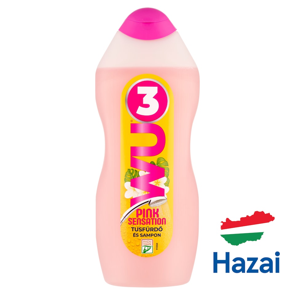 WU3 Pink Sensation tusfürdő és sampon 850 ml