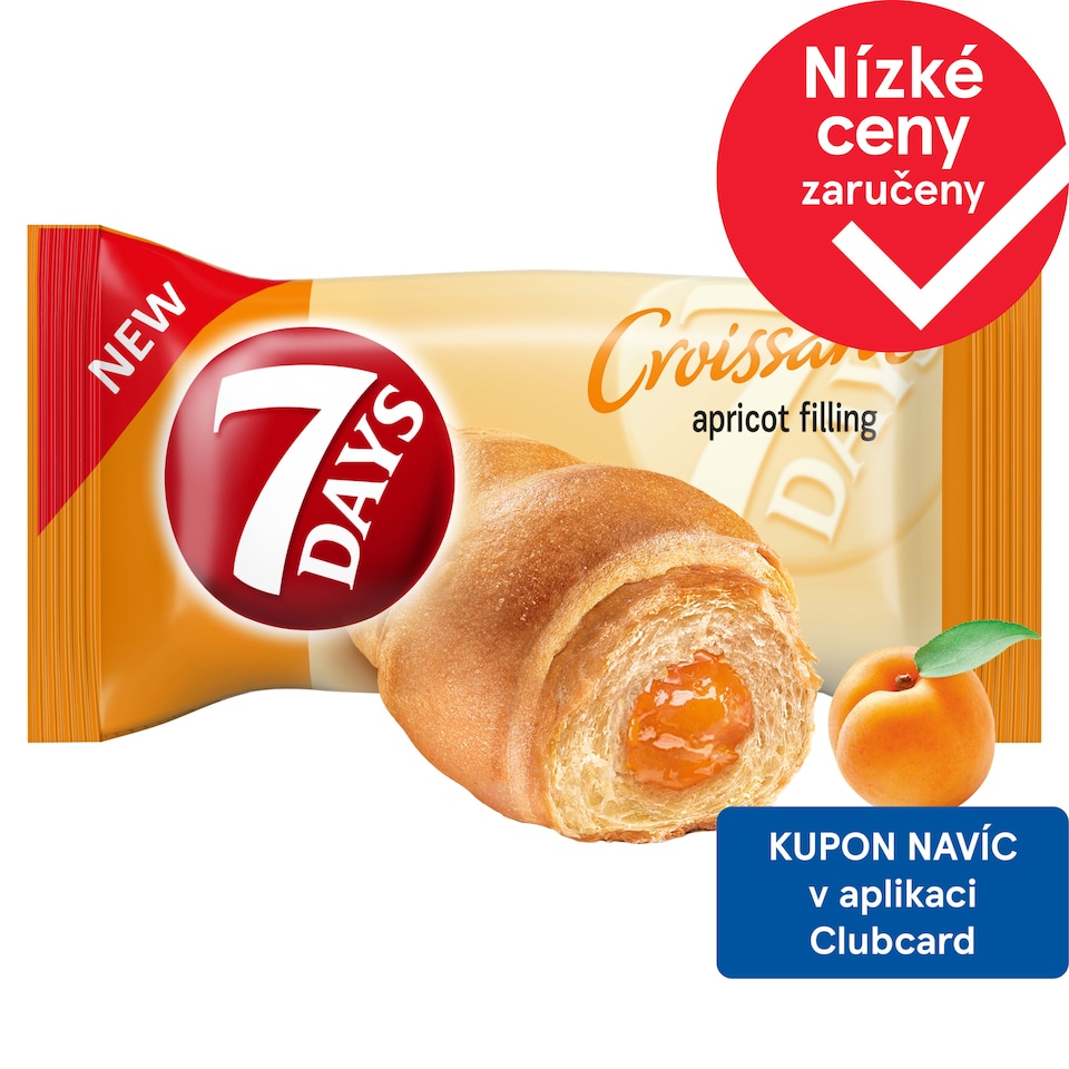 7 Days Croissant s meruňkovou náplní 60g
