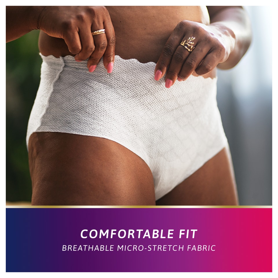 image 1 of TENA Silhouette Incontinence Pants Normal Size Large 10 pack