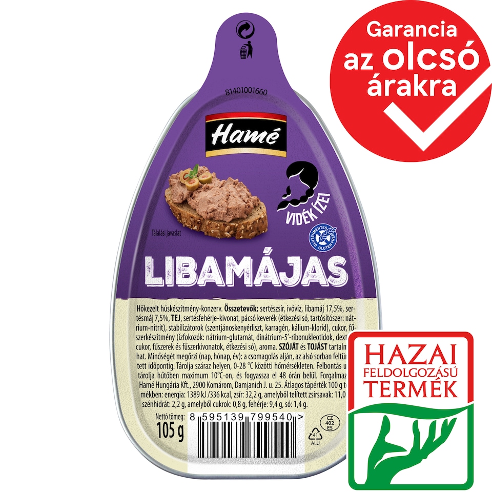Hamé libamájas 105 g