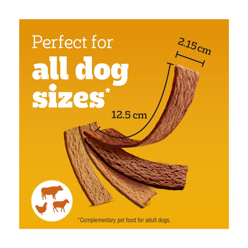 image 1 of Pedigree Schmackos Adult Dog Treats Meat Multi Mix 144g