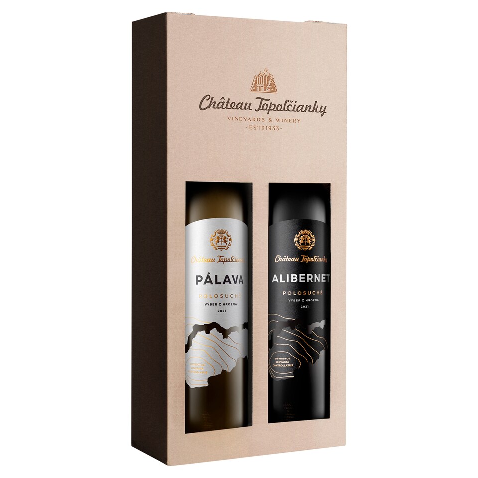 Château Topoľčianky Pálava a Alibernet CH.O.P. 2 x 0,75 l