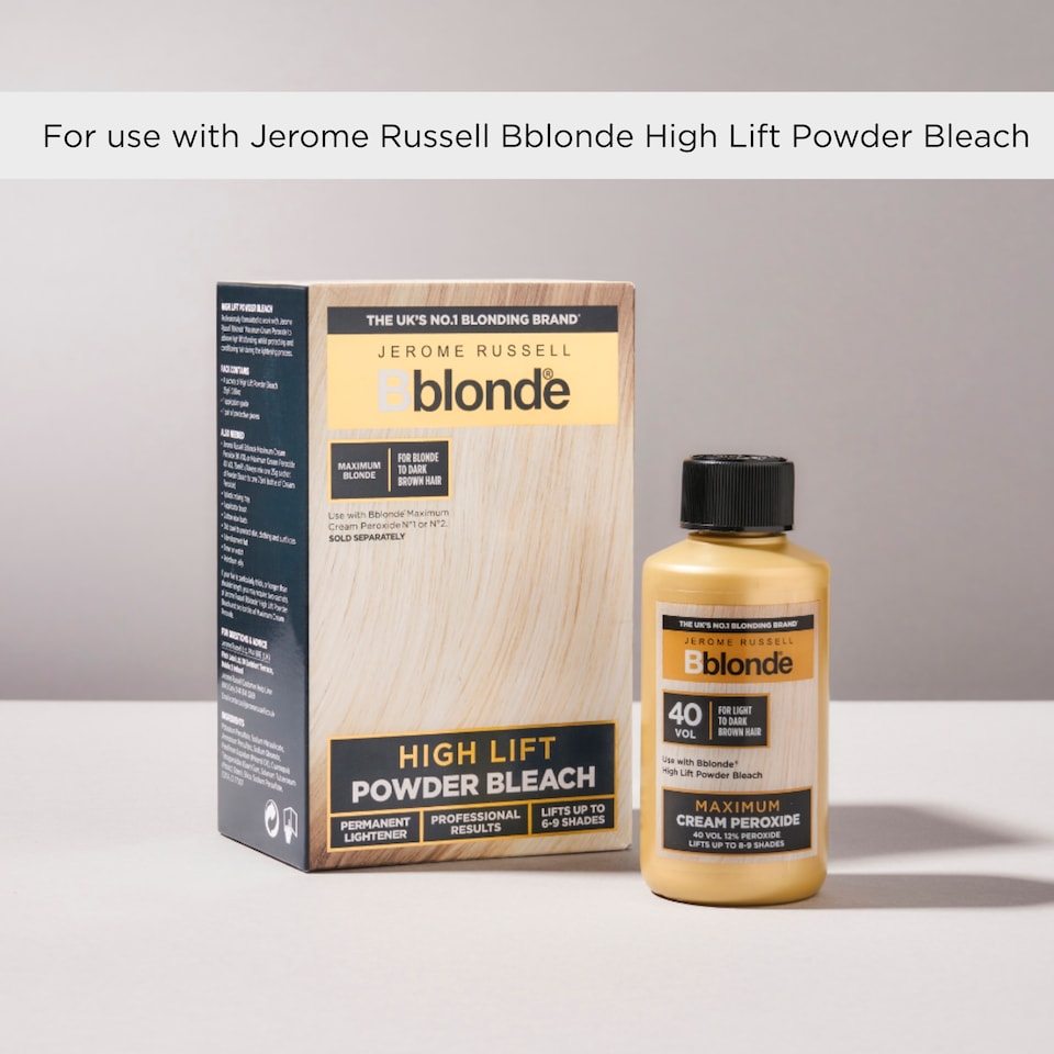 image 1 of Jerome Russell Bblonde Maximum Cream Peroxide 40 Vol