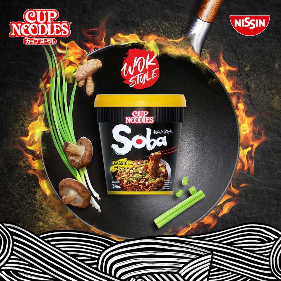 image 1 of Cup Noodles Wok Style Soba Japanese Curry 90g
