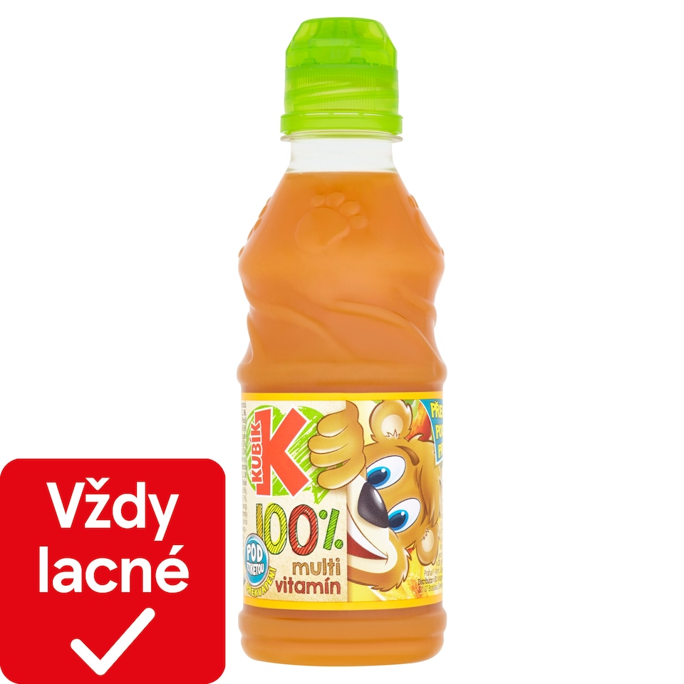 Kubík 100% multivitamín 300 ml