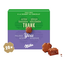 Milka bonboniéra Thank You, kakaová náplň 110g
