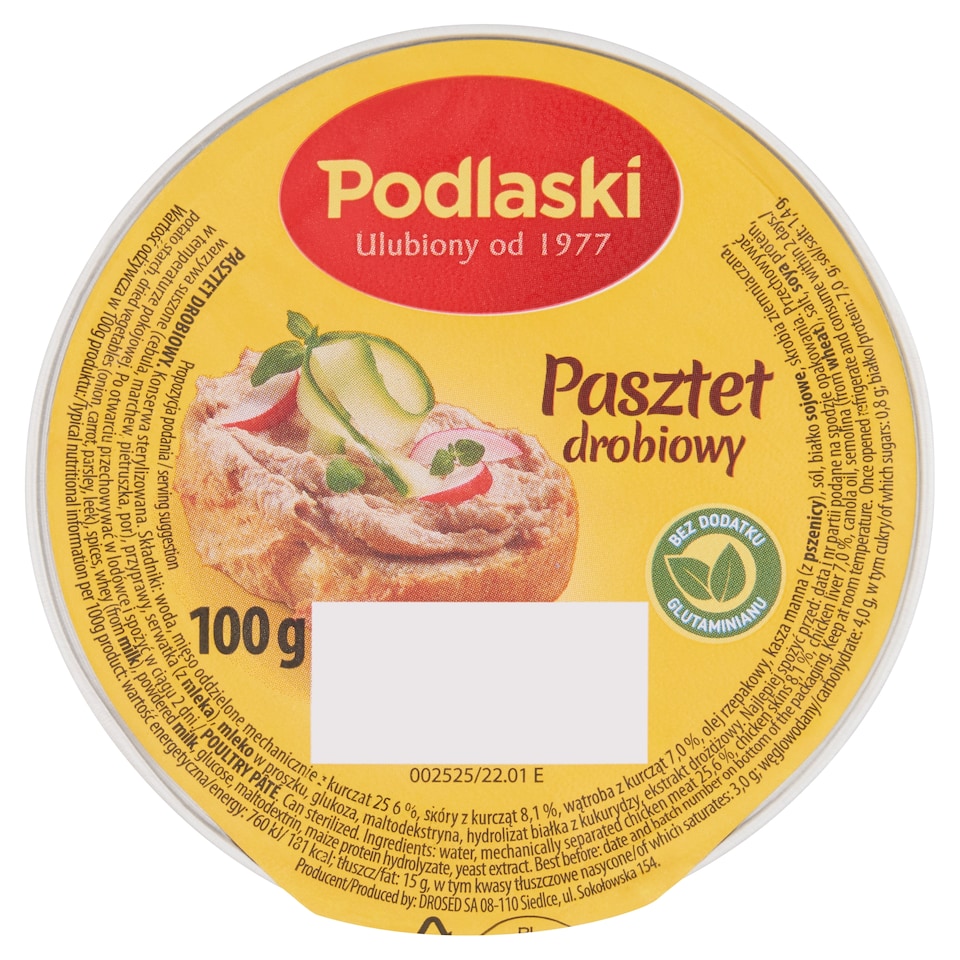 Podlaski Chicken Pate 100g