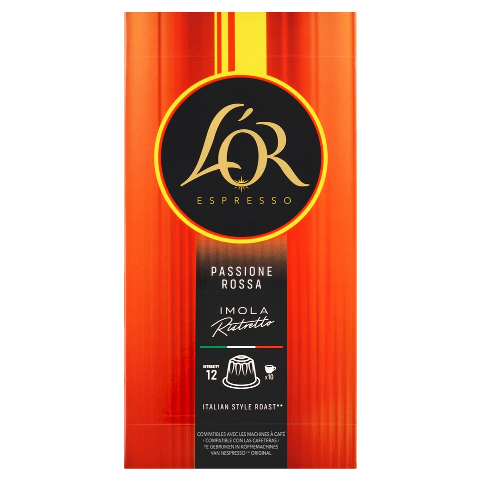 Obrázek 1 pro produkt L'OR Espresso Imola Ristretto pražená mletá káva v kapslích 10 ks 52g