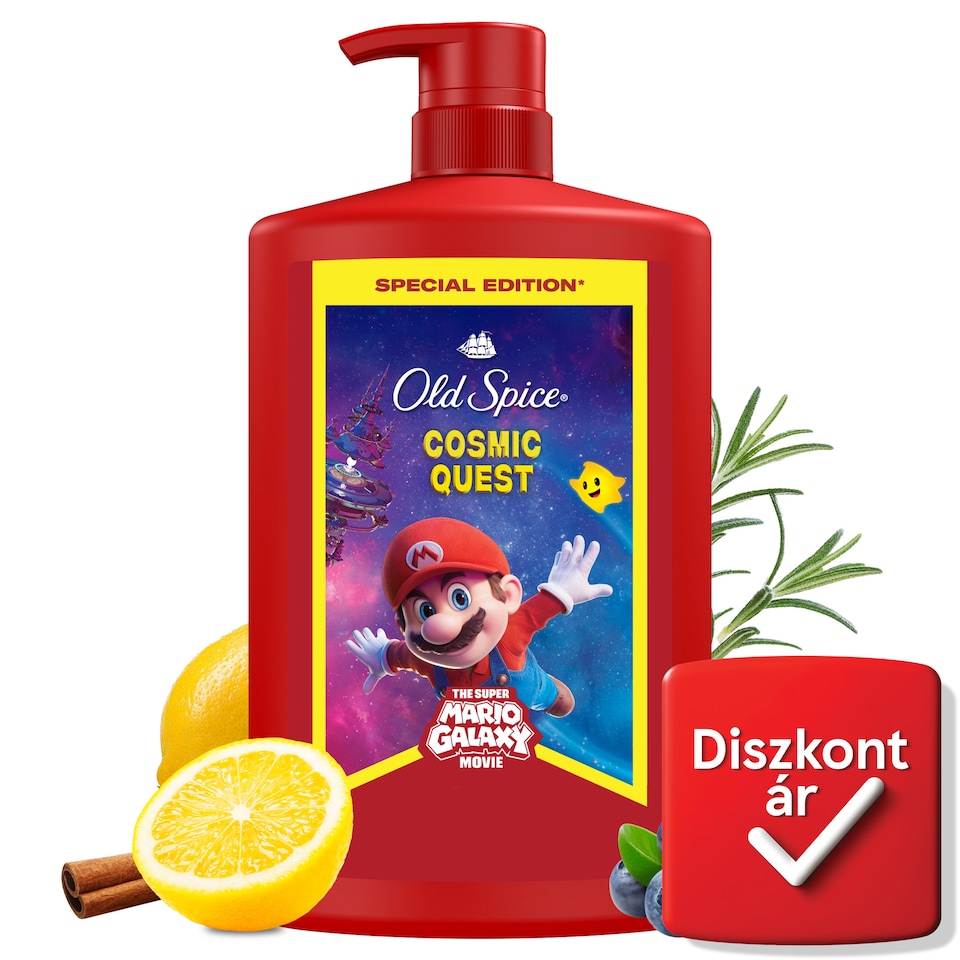 image 1 of Old Spice Super Mario Special Edition Men’s 3-in-1 Shower Gel 1000 ml