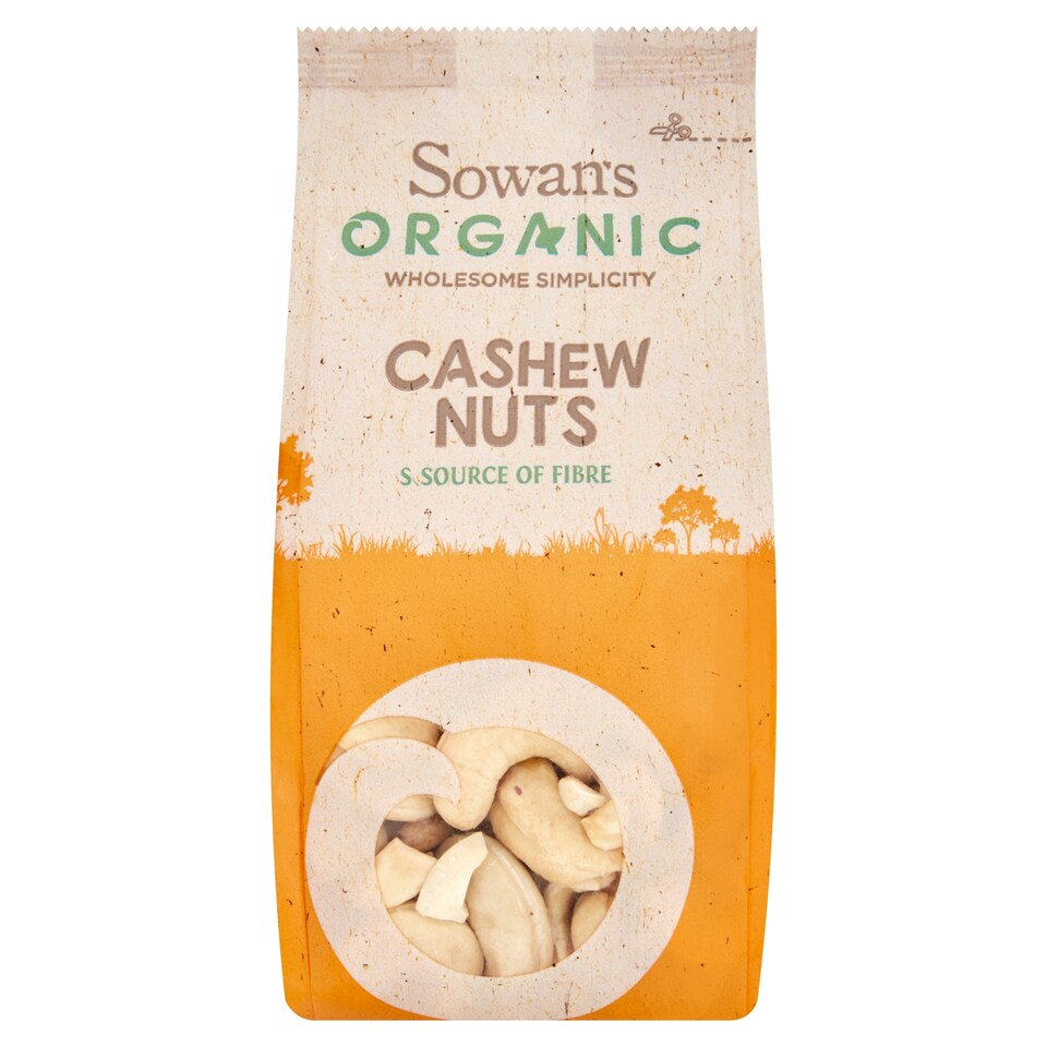 Sowan's Organic Cashew Nuts 100G