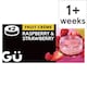 image 1 of Gu Raspberry & Strawberry Fruit Crème Dessert 2x85g