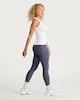 image 1 of F&F Active Ribbed High Waisted Sports Leggings in Navy
