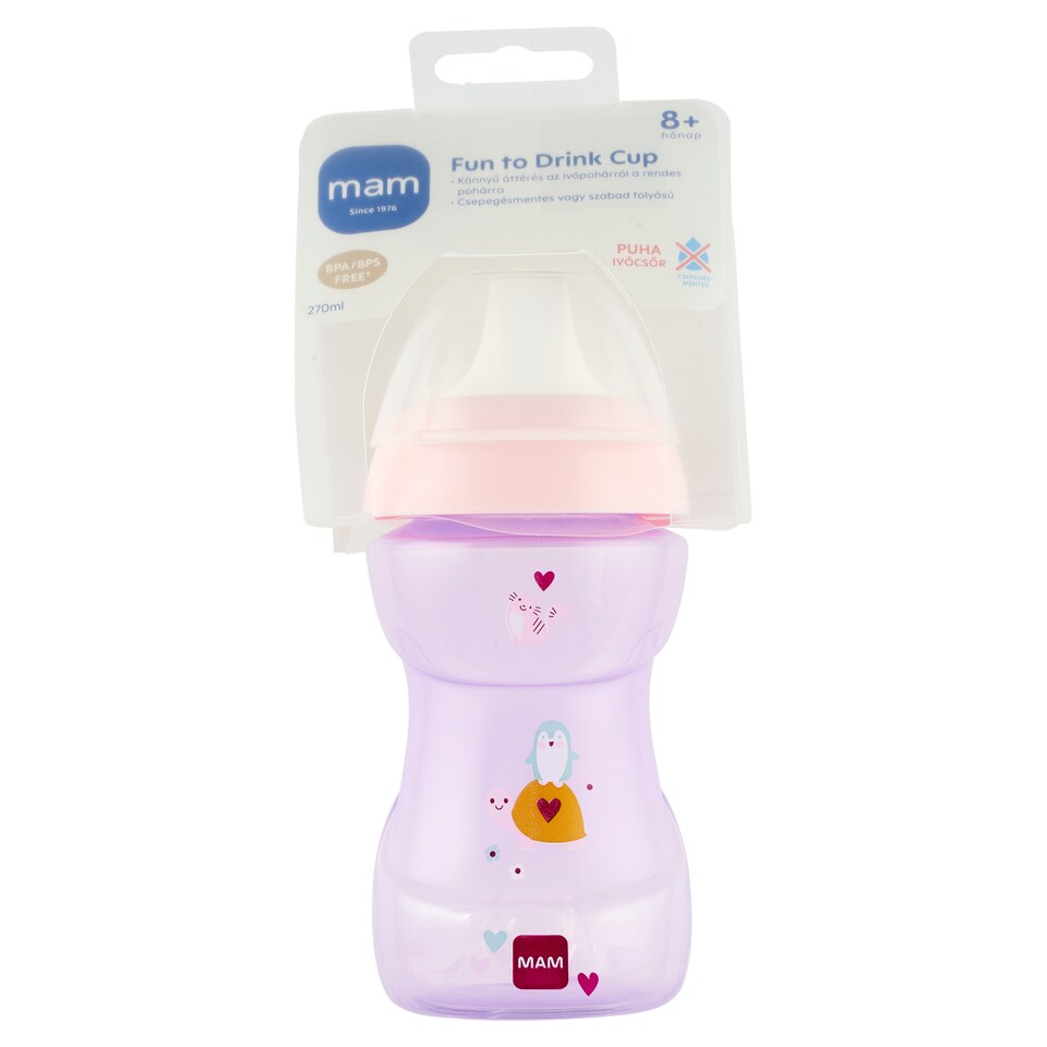 MAM Fun to Drink Cup ivópohár 270 ml 8+ hónap