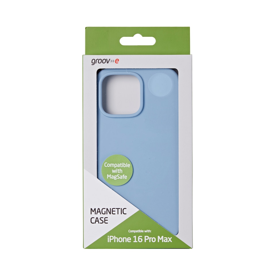 image 1 of GROOV-E IPHONE 16 PRO MAX BLUE MAGNETIC CASE