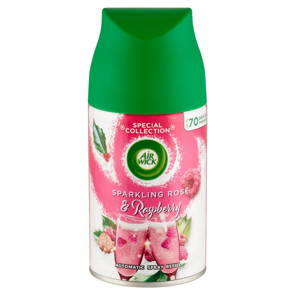 Air Wick Freshmatic Rozé Pezsgő és Málna automata légfrissítő spray utántöltő 250 ml