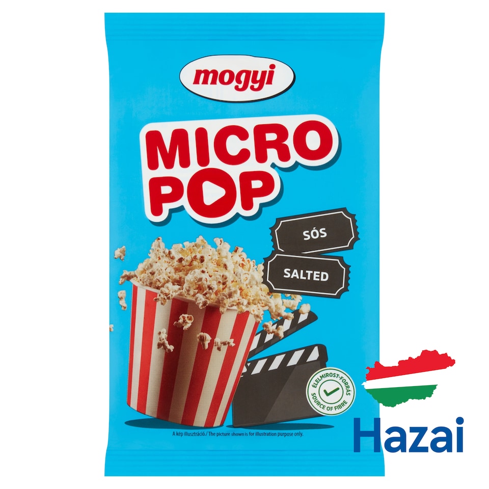 Mogyi Micro Pop sós, mikrohullámú sütőben elkészíthető pattogatni való kukorica 100 g