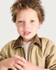 image 1 of F&F Boys Corduroy Collar Jacket in Stone