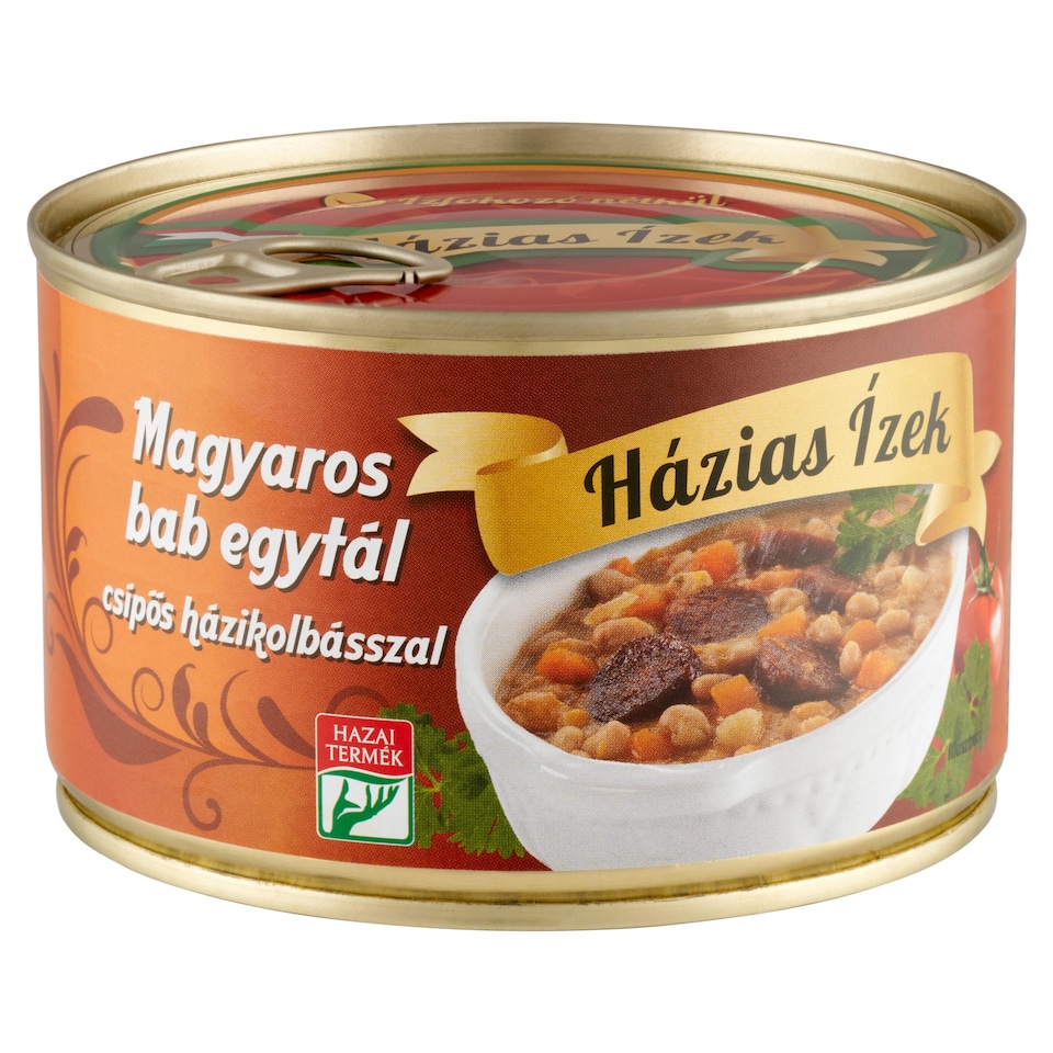 Házias Ízek Hungarian Dish of Bean with Hot Sausage 400 g
