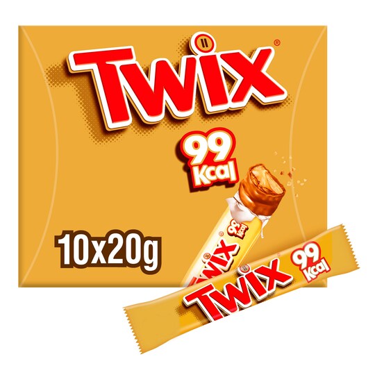image 1 of Twix 99K Cal Chocolate Biscuit Bars 10 Pack 200G