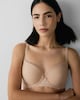 image 1 of F&F 2-Pack Lace Trim Wired T-Shirt Bras in Nude