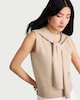 image 1 of F&F Knitted Scarf Neck Jumper in Neutral