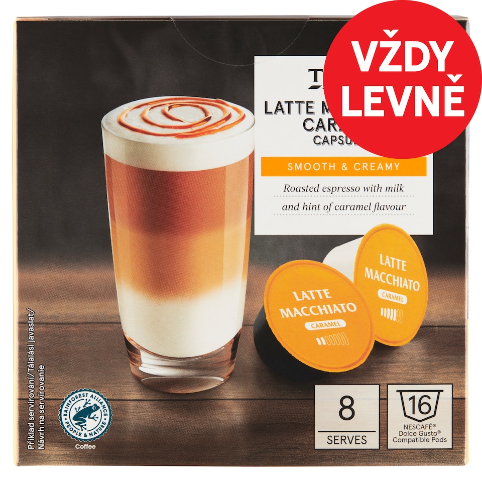 Tesco Latte Macchiato Caramel 145,6g