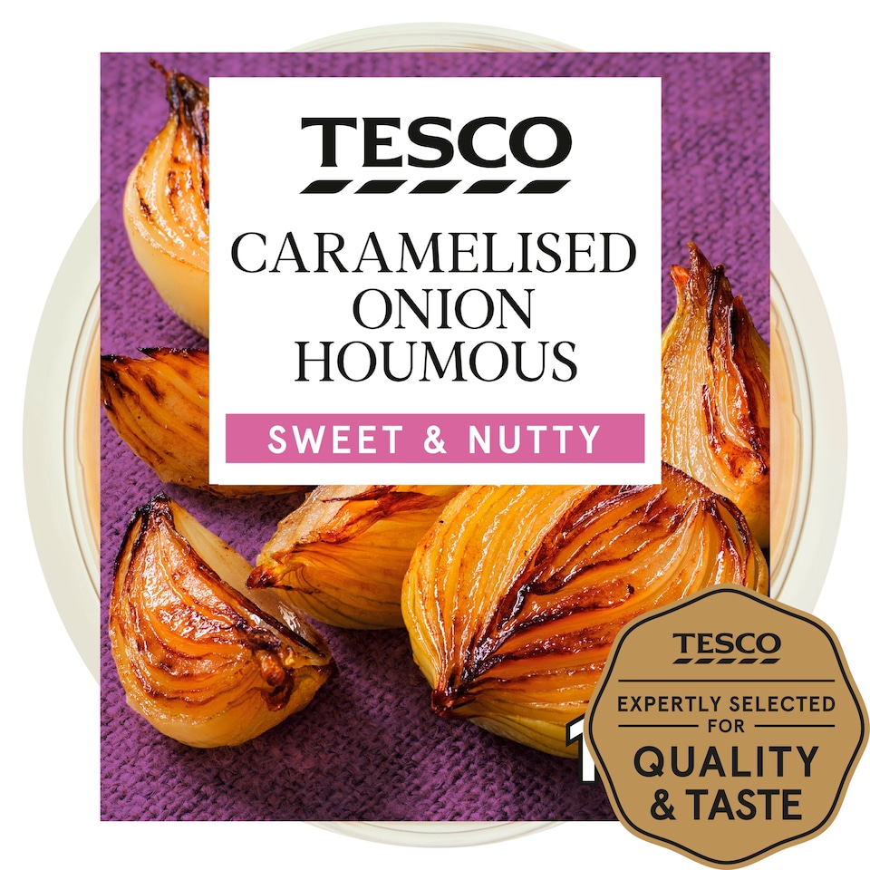 Tesco Caramelised Onion Houmous 182G