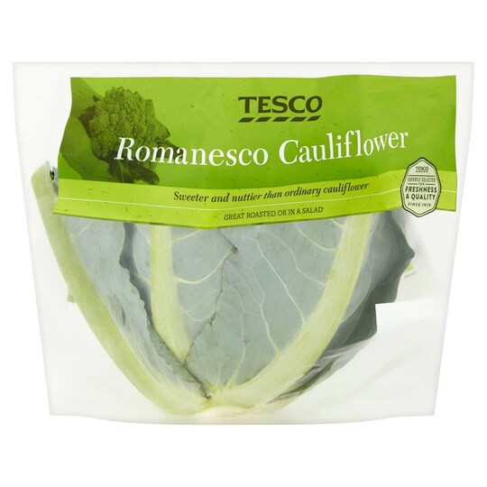 Tesco Romanesco Cauliflower Each Tesco Groceries