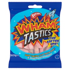 Barratt Wham Raspberry Softies Sour Gums 160G