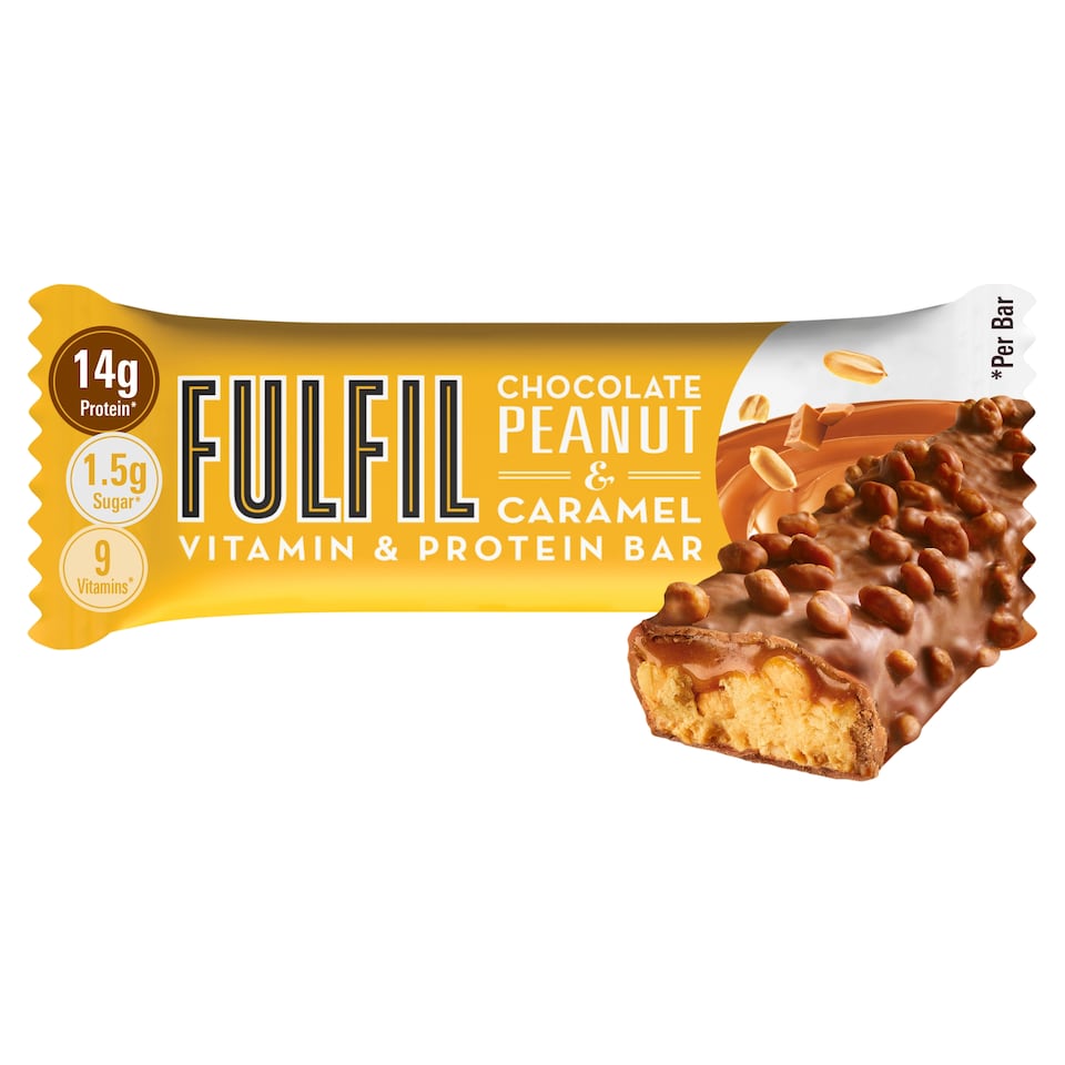 image 1 of Fulfil Peanut & Caramel Vitamin & Protein Bar 40G