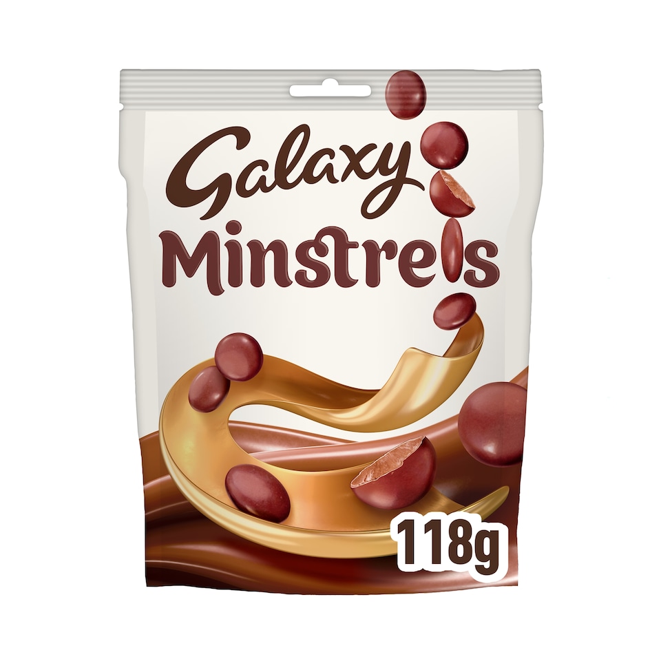 image 1 of Galaxy Minstrels Milk Chocolate 118g
