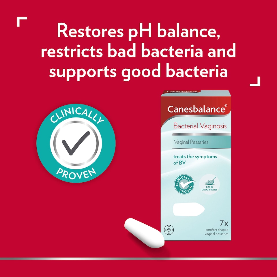 image 1 of Canesten Canesbalance Vaginosis Treatment Pessaries 7s