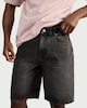 image 1 of RDA Pure Cotton Denim Shorts in Grey