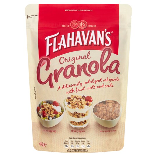 Flahavans Granola 450G Tesco Groceries