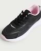 image 3 of F&F School Mesh Panel Lace Update Trainers in Black