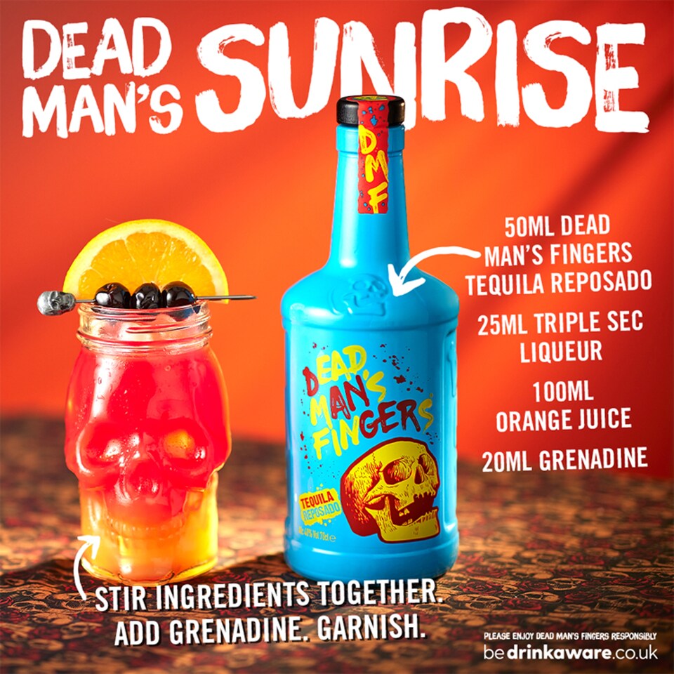 image 1 of Dead Man's Fingers Tequila Reposado 70cl